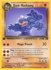 Dark Machamp (27) - Team Rocket - Pokemon card