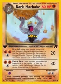 Dark Machoke - Team Rocket - Pokemon card