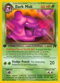 Dark Muk - Team Rocket - Pokemon card
