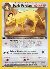 Dark Persian - Team Rocket - Pokemon card