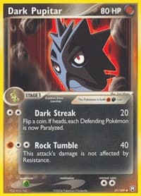 Dark Pupitar - EX Team Rocket Returns - Pokemon card