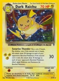 Dark Raichu - Legendary Collection - Pokemon card