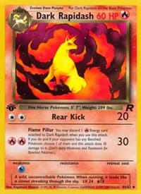 Dark Rapidash - Team Rocket - Pokemon card