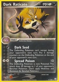 Dark Raticate - EX Team Rocket Returns - Pokemon card