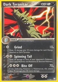 Dark Tyranitar - EX Team Rocket Returns - Pokemon card