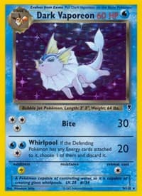 Dark Vaporeon - Legendary Collection - Pokemon card