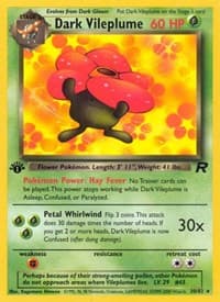 Dark Vileplume (30) - Team Rocket - Pokemon card