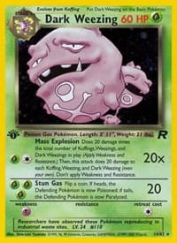 Dark Weezing (14) - Team Rocket - Pokemon card