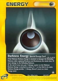 Darkness Energy - Aquapolis - Pokemon card