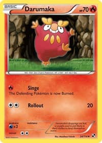 Darumaka (24) - Black and White - Pokemon card