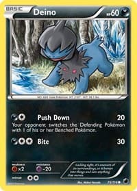 Deino (75) - Plasma Freeze - Pokemon card