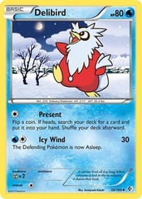 Delibird - Boundaries Crossed - Pokemon card