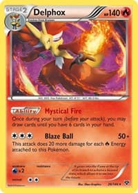 Delphox - XY Base Set - Pokemon card