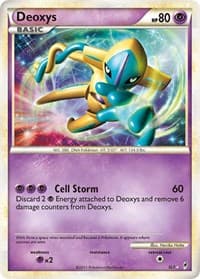 Deoxys (Shiny) - Call of Legends - Pokemon card