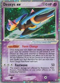 Deoxys ex (Speed Forme) - EX Emerald - Pokemon card