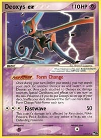 Deoxys ex - POP Series 4 - Pokemon card