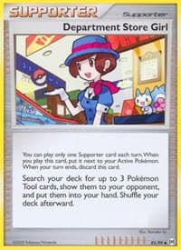 Department Store Girl - Arceus - Pokemon card