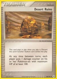 Desert Ruins - EX Hidden Legends - Pokemon card