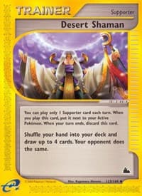 Desert Shaman - Skyridge - Pokemon card
