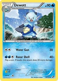 Dewott (29) - Black and White - Pokemon card