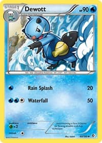 Dewott - Boundaries Crossed - Pokemon card