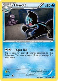 Dewott - Legendary Treasures - Pokemon card