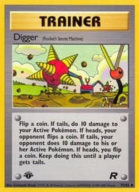 Digger (Rocket's Secret Machine) - Team Rocket - Pokemon card