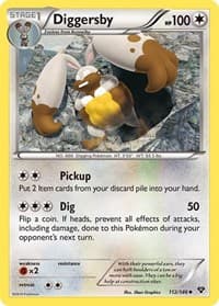 Diggersby - XY Base Set - Pokemon card