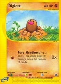 Diglett - Expedition - Pokemon card