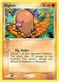 Diglett - EX FireRed & LeafGreen - Pokemon card