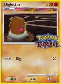 Diglett - Rumble - Pokemon card