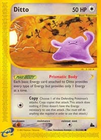 Ditto - Skyridge - Pokemon card
