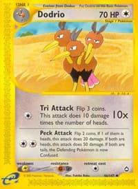 Dodrio - Aquapolis - Pokemon card