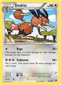 Dodrio - XY Base Set - Pokemon card