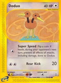 Doduo - Aquapolis - Pokemon card