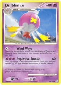 Drifblim - Diamond and Pearl - Pokemon card