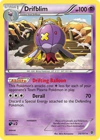 Drifblim - Plasma Blast - Pokemon card