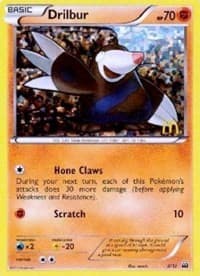 Drilbur - McDonald's Promos 2012 - Pokemon card