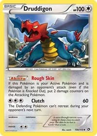 Druddigon - Legendary Treasures - Pokemon card