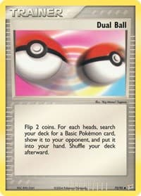 Dual Ball - EX Team Magma vs Team Aqua - Pokemon card