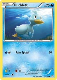 Ducklett - Boundaries Crossed - Pokemon card