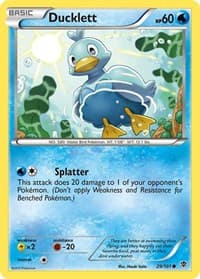 Ducklett - Plasma Blast - Pokemon card