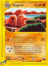 Dugtrio - Skyridge - Pokemon card