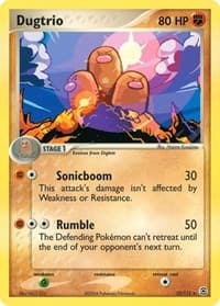 Dugtrio - EX FireRed & LeafGreen - Pokemon card