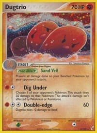 Dugtrio - EX Crystal Guardians - Pokemon card