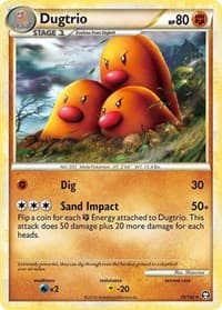 Dugtrio - Triumphant - Pokemon card