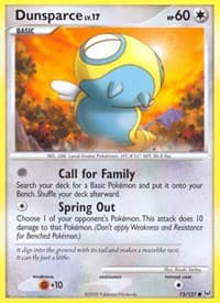 Dunsparce - Platinum - Pokemon card
