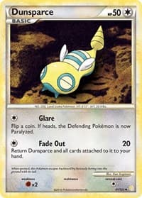 Dunsparce - HeartGold SoulSilver - Pokemon card