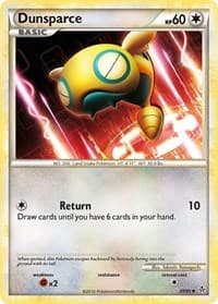 Dunsparce - Unleashed - Pokemon card