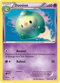 Duosion - Black and White - Pokemon card